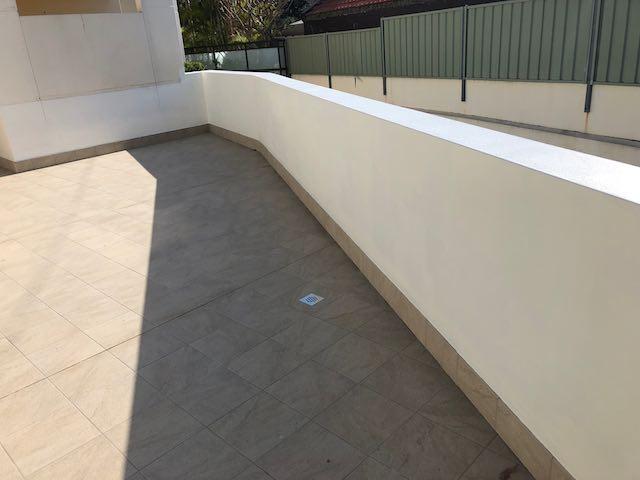 Completed wall waterproofing repair on an Eastern Suburbs property